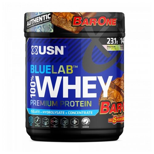 Протеин USN Bluelab 100% Whey Premium Protein, 454 гр., Bar One