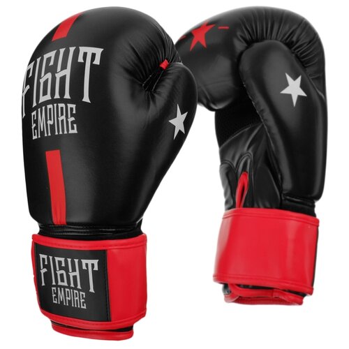 фото Боксерские перчатки fight empire 4153957-4153965 черный/красный 10 oz