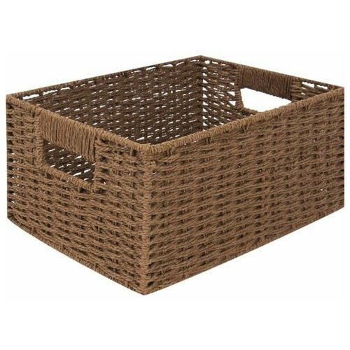 Корзина мягкая, 310x230x150 мм, 10 л, бамбук, цвет коричневый