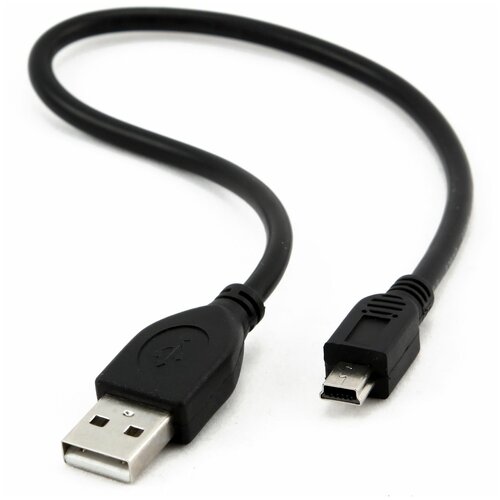 дата кабель usb miniusb 0 8 м Кабель USB - MiniUSB Черный