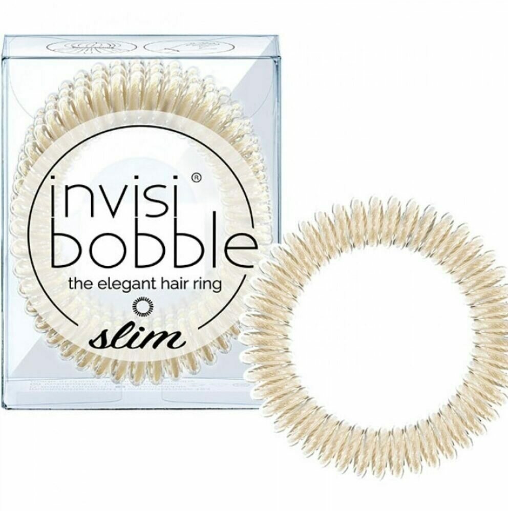 Invisibobble Резинка-браслет для волос Stay Gold, с подвесом, 3 шт (Invisibobble, ) - фото №7