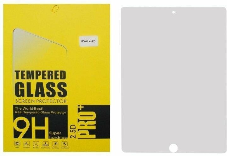 Защитное стекло для планшета айпад iPad 2/3/4 (2021/2020/2018) Усиленное с противоударной закалкой