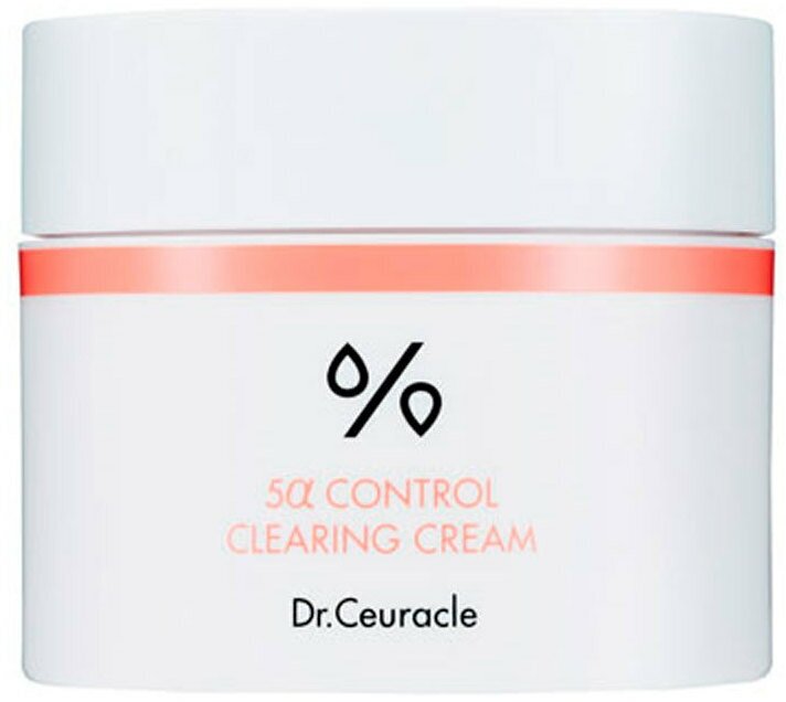 Лечебный крем для проблемной кожи с пробиотиками 5α (5 alpha/альфа) Dr.Ceuracle 5a Control Clearing Cream, 50 г