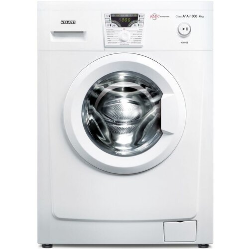 Стиральная машина суперузкая Атлант СМА-40 М 102-00 с фронтальной загрузкой 4кг 1000обмин 2871400₽