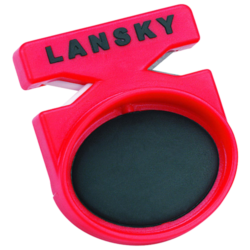 Механическая точилка Lansky Quick Fix Pocket Sharpener LCSTC, карбид/керамика, красный