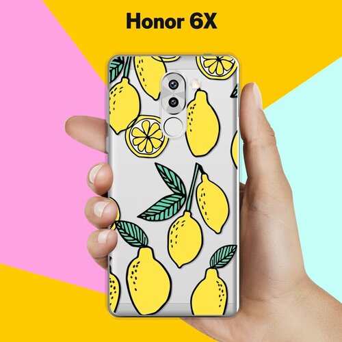 Силиконовый чехол на Honor 6X Лимоны / для Хонор 6 Икс силиконовый чехол на honor x30 лимоны для хонор икс 30