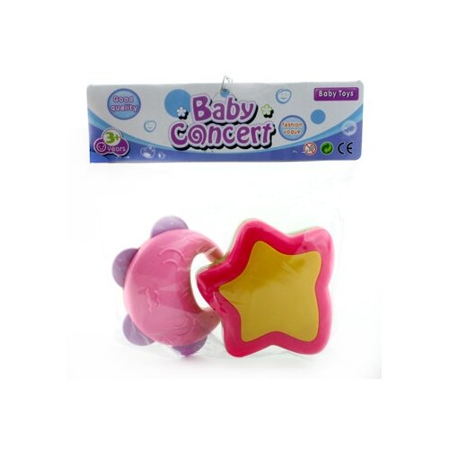 фото Набор baby toys звезда и солнце h24073 розовый/желтый