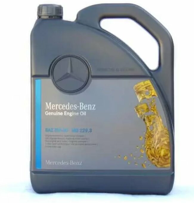 Масло моторное Mercedes Benz 229.3, 5 литров MB A000989770213BHFR