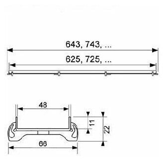 Решетка TECE TECEdrainline Plate 600870 - фотография № 2