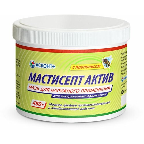 Мазь АСКОНТ+ Мастисепт актив, 450 г, 1уп.