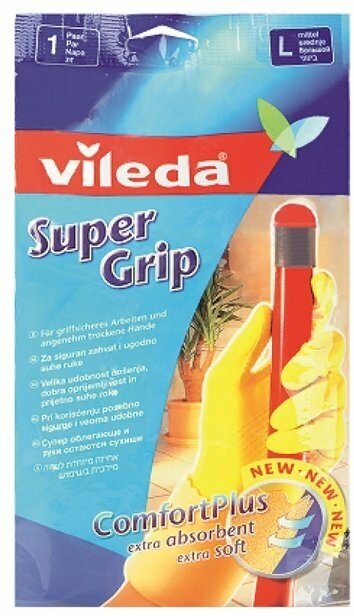 Перчатки Vileda универсальные Super Grip