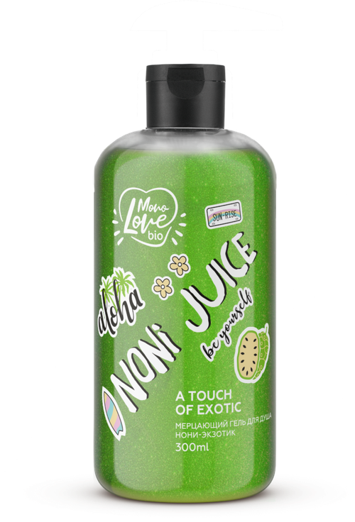 Мерцающий гель для душа MonoLove bio NONI JUICE, 300 мл