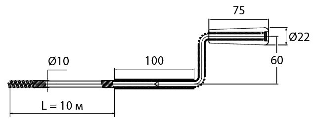 Заказ Трос сантехнический пружинный 10 м D10 мм, WIRQUIN (Франция), арт 70980843 - фотография № 2