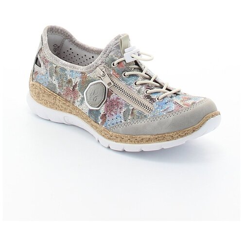 фото Кроссовки rieker, размер 37, серый