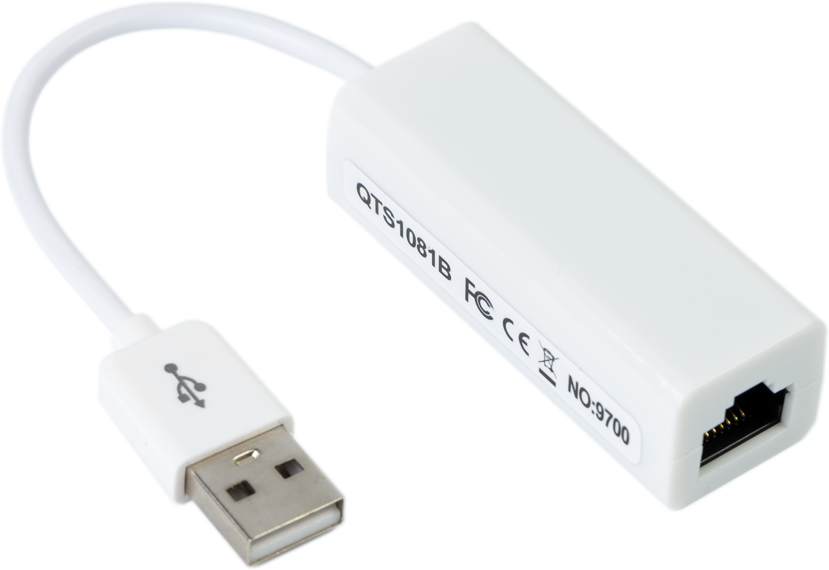 Внешняя сетевая карта USB2.0(M) - RJ-45(F) 10100 LAN-01