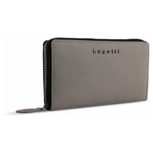 фото Кошелёк женский bugatti bella, с rfid защитой, бежевый, воловья кожа/полиэстер, 18,5х2,5х10 см bugatti mr-49482262