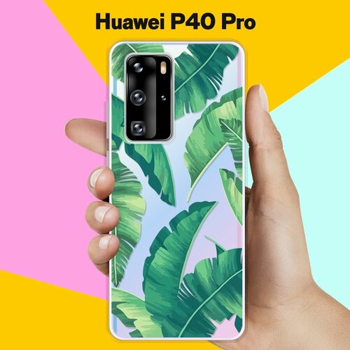 Силиконовый чехол Пальма на Huawei P40 Pro
