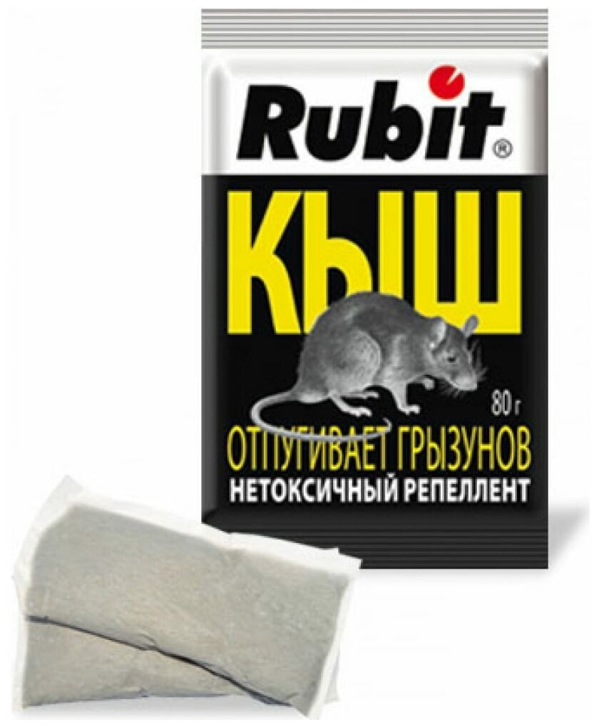 Саше-пакет "Rubit", от грызунов, "КЫШ", 80 г - фотография № 1