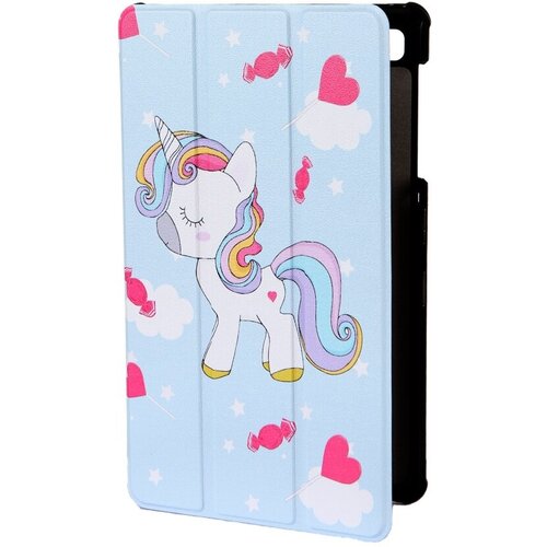 Чехол Zibelino для Samsung Galaxy Tab A7 Lite 8.7 T220 / T225 Tablet Magnetic Unicorn ZT-SAM-T220-UCN tablet case for samsung galaxy tab a7 lite 2021 8 7 sm t220 t220 t225 ultra thin cover for samsung tab a7 lite case 8 7inch t220