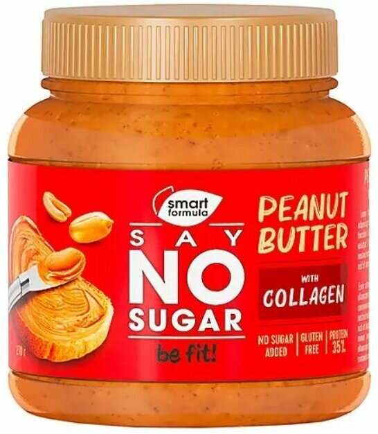 "Smart Formula", арахисовая паста Say No Sugar, 270 г