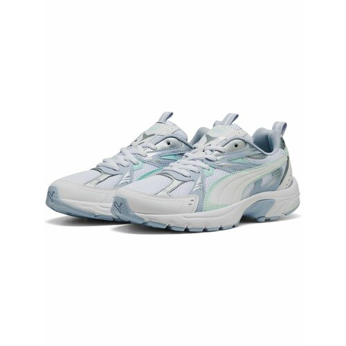 фото Кроссовки puma milenio tech, полнота f (eu)/ на среднюю стопу, размер 4 uk, белый