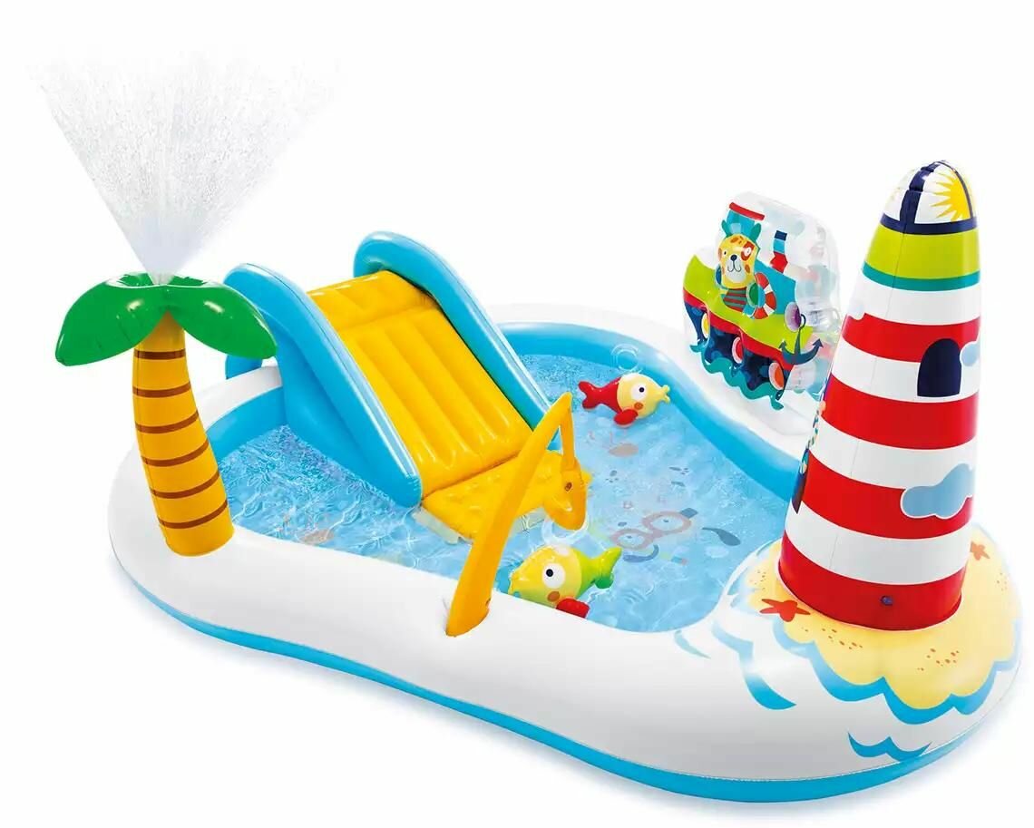Игровой центр Intex "Рыбалка", надувной, 218х188х99 см, от 3 лет