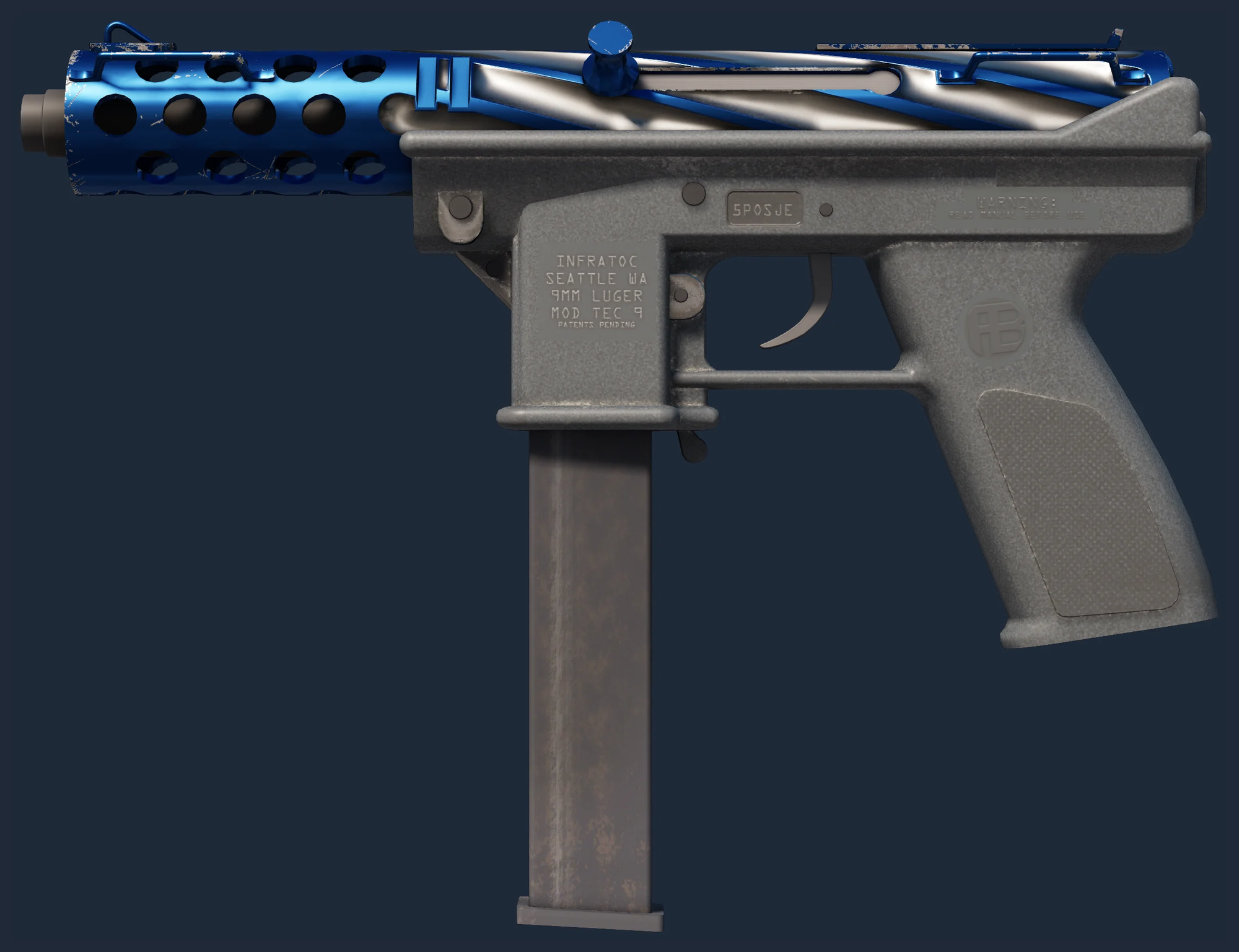 StatTrak™ Tec-9 | Частица титана (Прямо с завода) Скины CS2 с быстрой автовыдачей steam trade