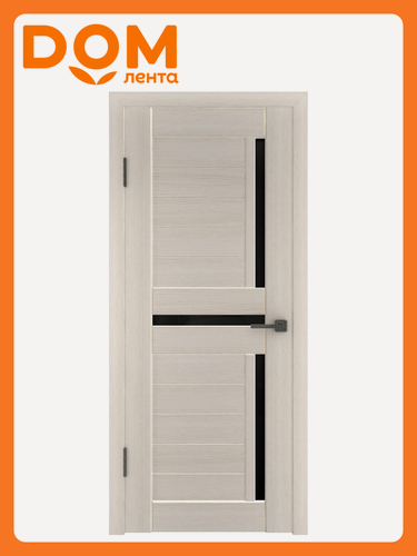 Изображение товара Межкомнатная дверь Глатум X16 остекленная Дуб беленый 70х200 cм