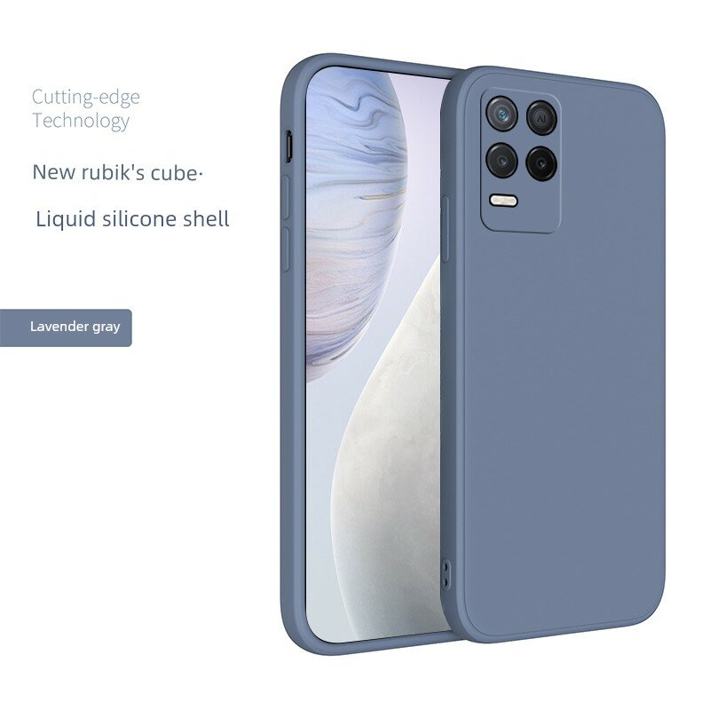 Realme Q3 Pro Special Edition Moss Grey Жидкий силиконовый чехол одиночный
