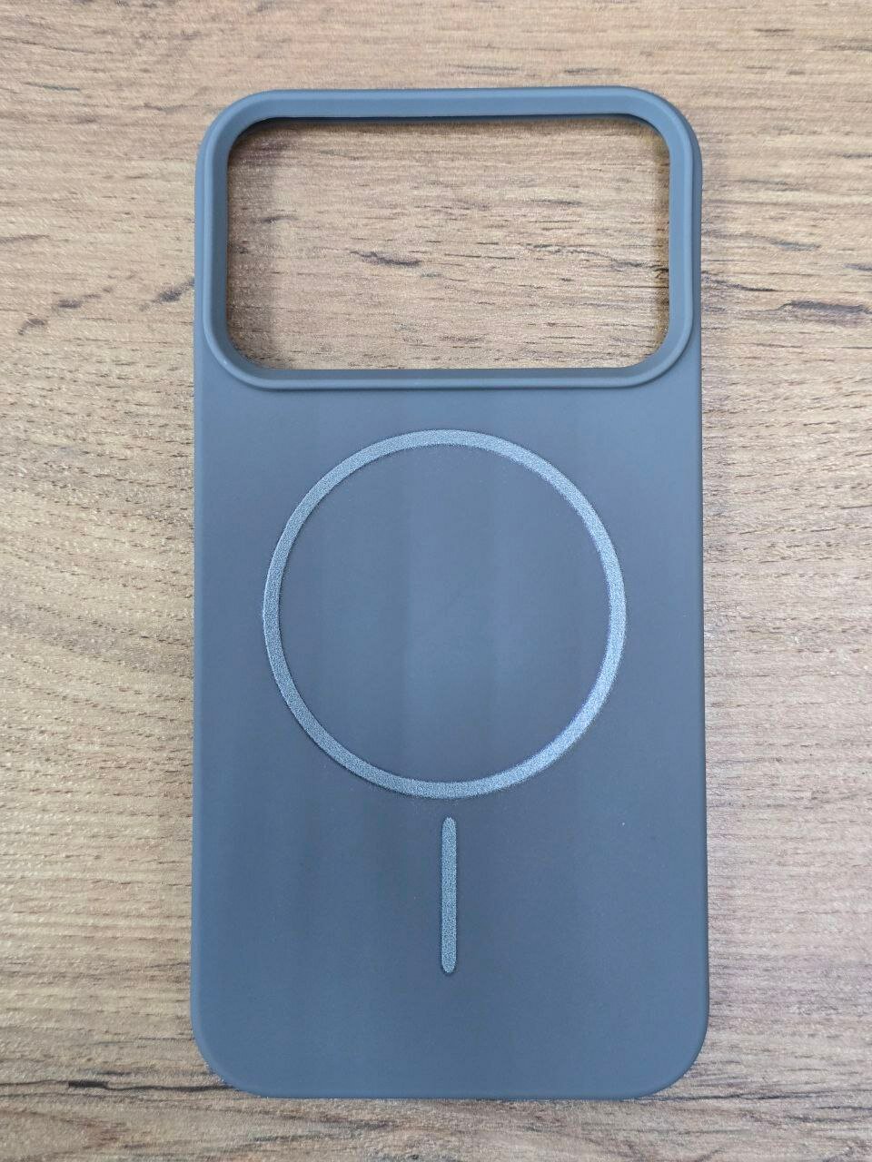 Чехол для iPhone XR/11 в стиле iPhone 17PRO графит