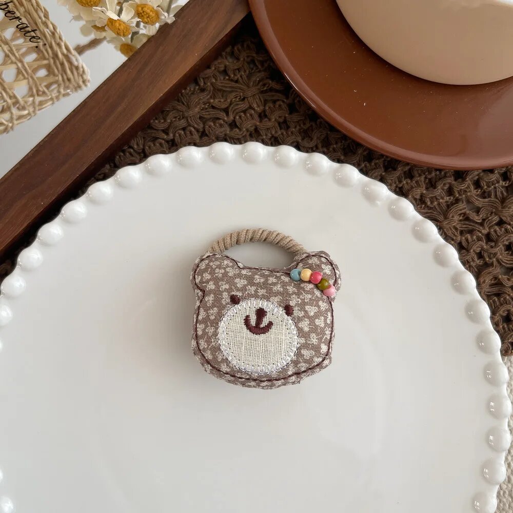 Заколка для волос Floral bear