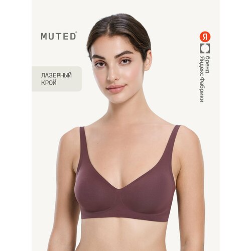 фото Бюстгальтер muted shape, размер xs, коричневый