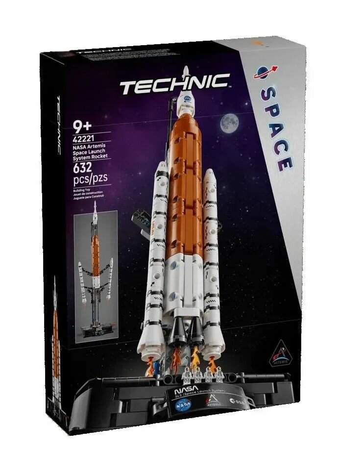 Конструктор Ракета NASA Space Launch System Артемида / 632 детали