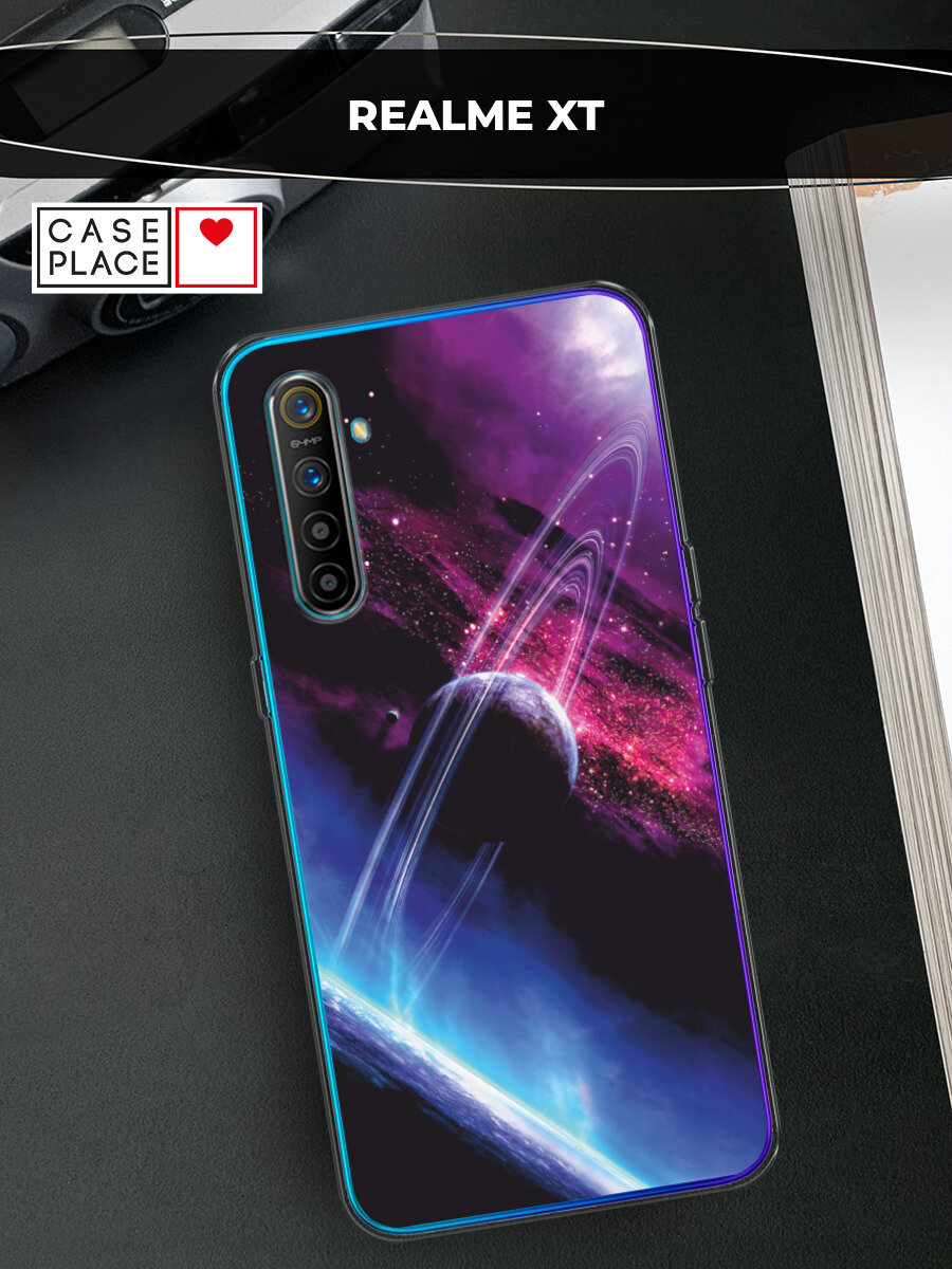 Чехол на Realme XT / Реалми XT с принтом Космос 17
