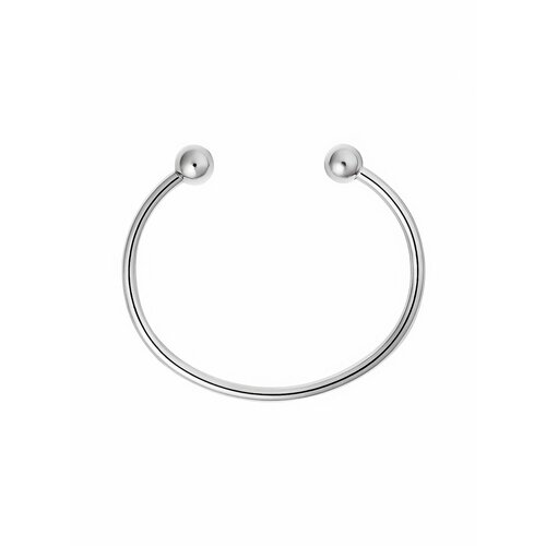 Жесткий браслет LU Jewel, 1 шт., размер 16 см, диаметр 6 см, серебристый