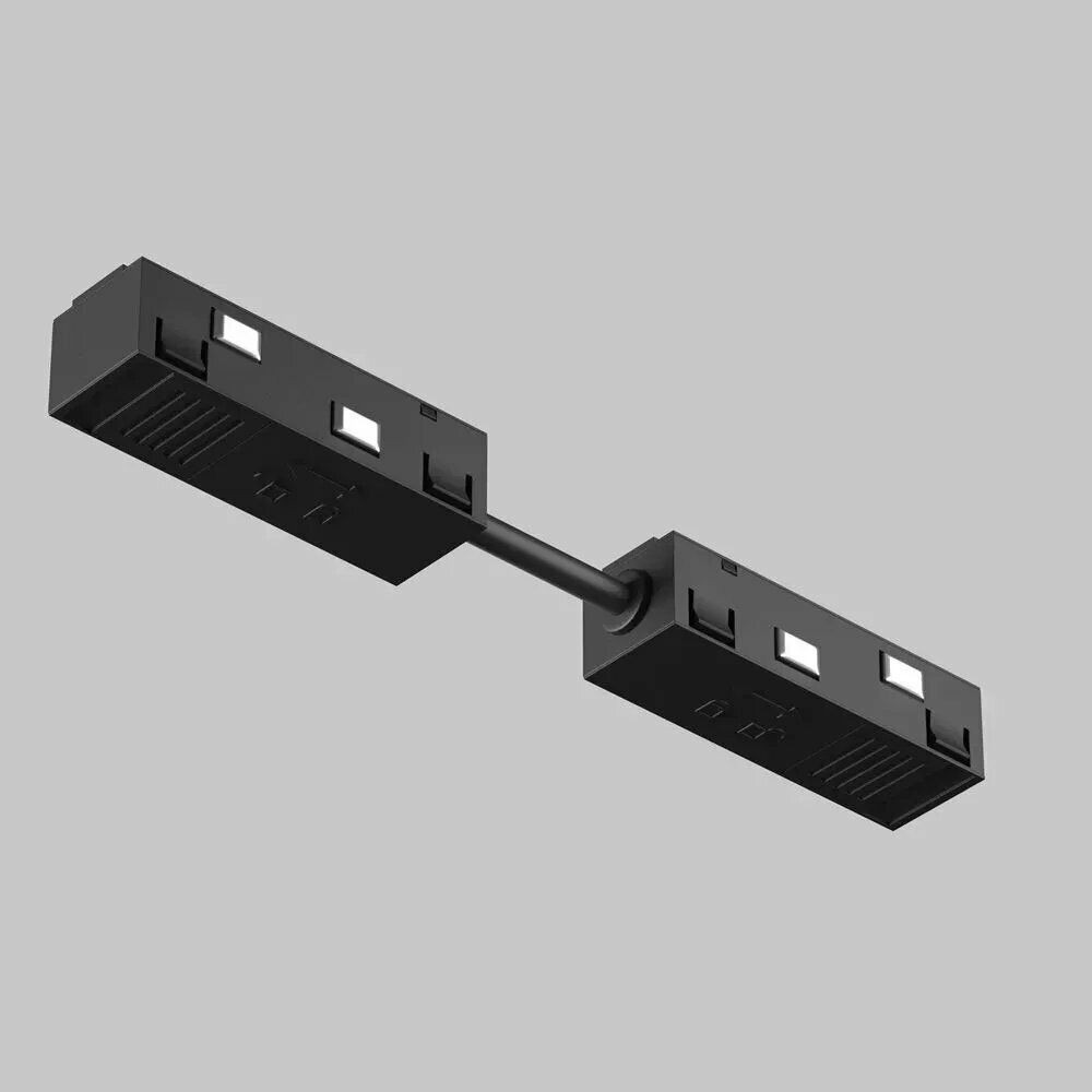 Коннектор с вводом питания прямой гибкий 5см Exility черный TRA034CPC-42B-5-1