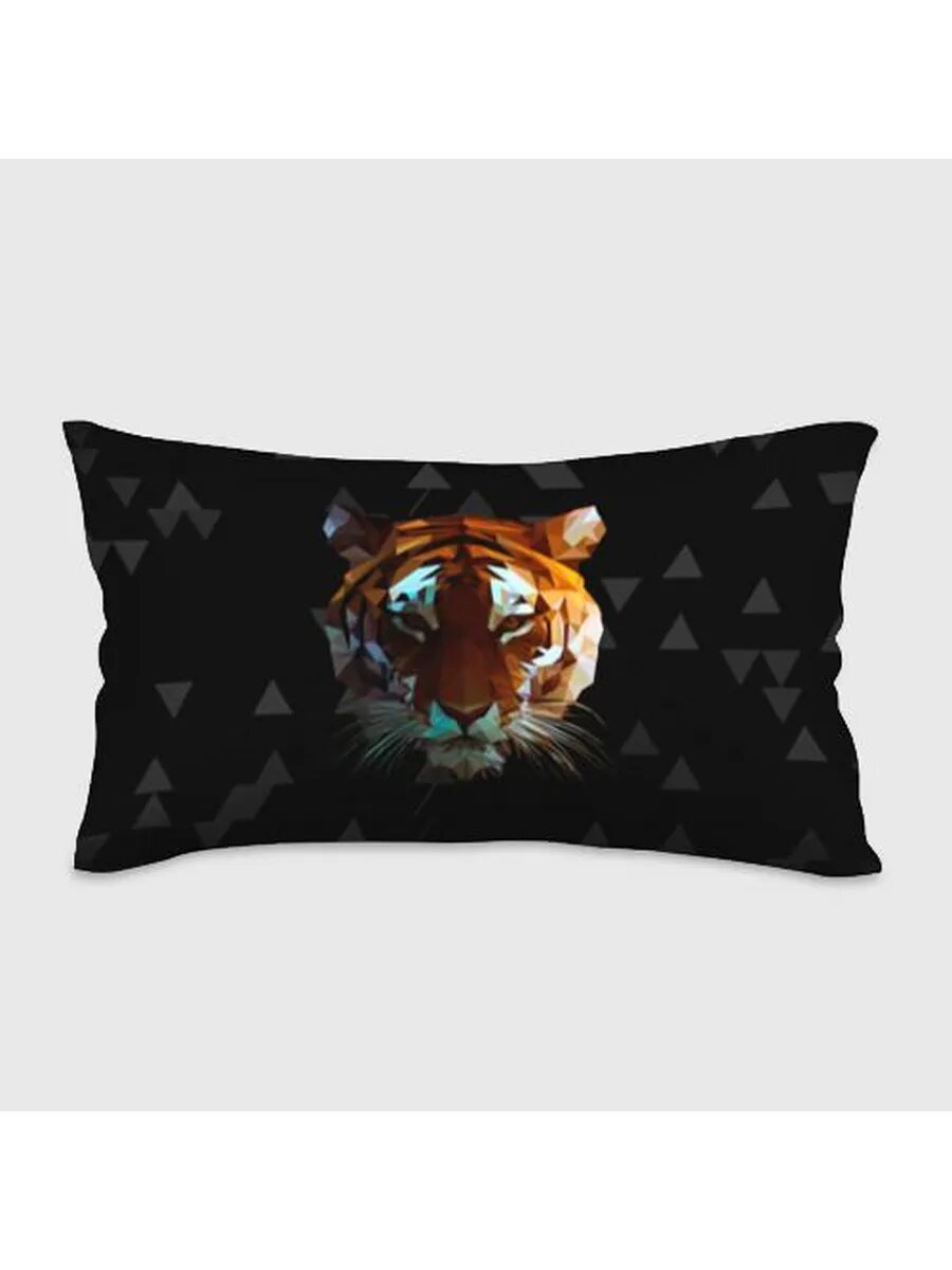 Тигр стиль Low poly Подушка
