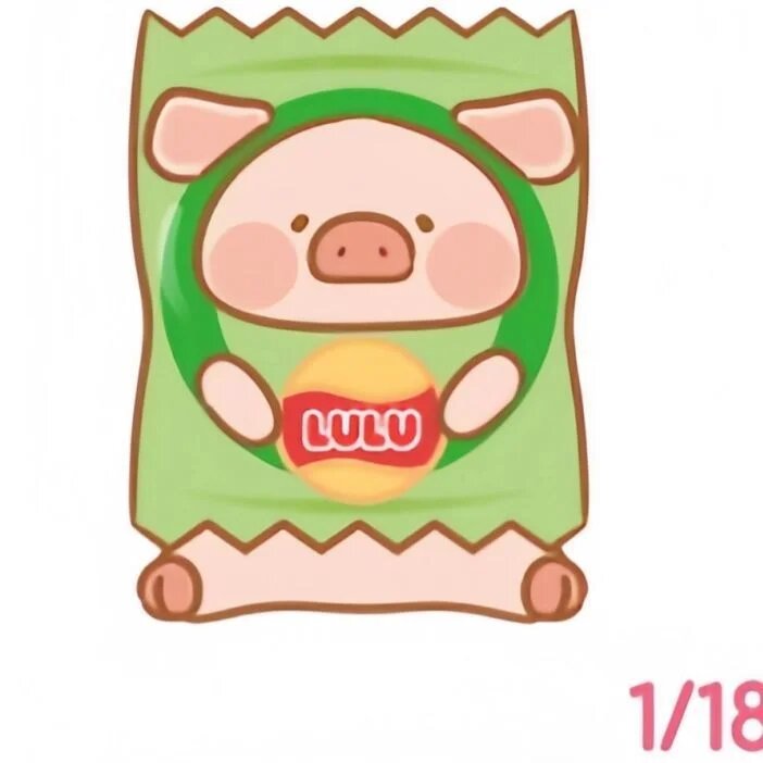 Lulu The Piggy слепая сумка-сюрприз Different color-j