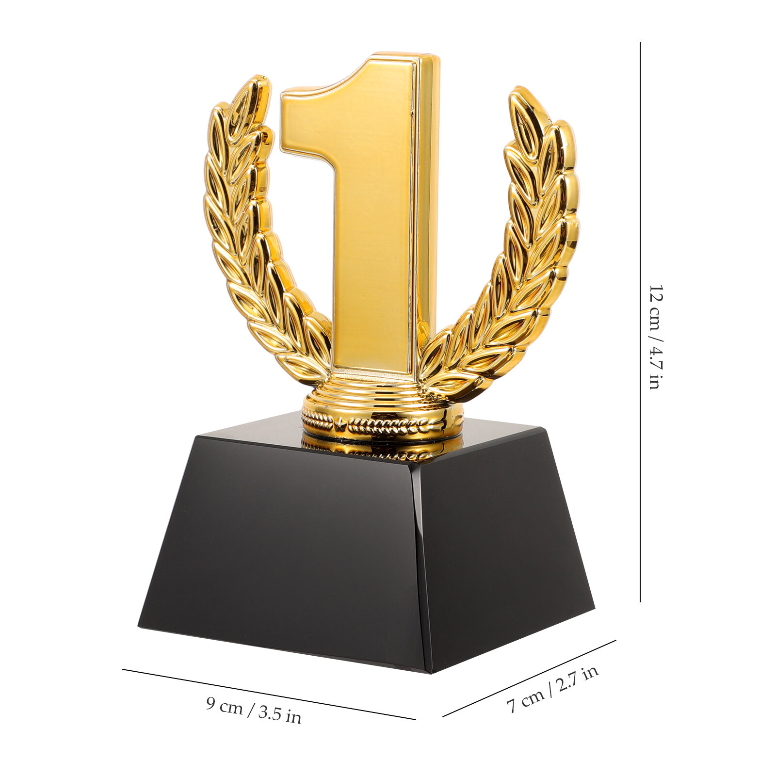 Небольшой Золотой Трофей Для Победителей Соревнований 12x9 Cm