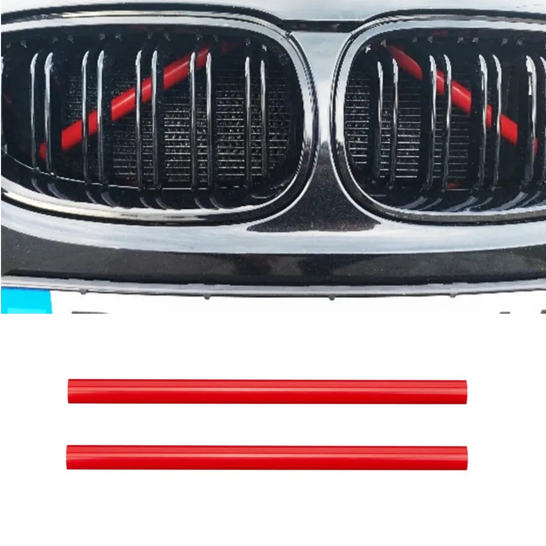 Накладка на решетку BMW 5 Series E60 E65 E66, Red