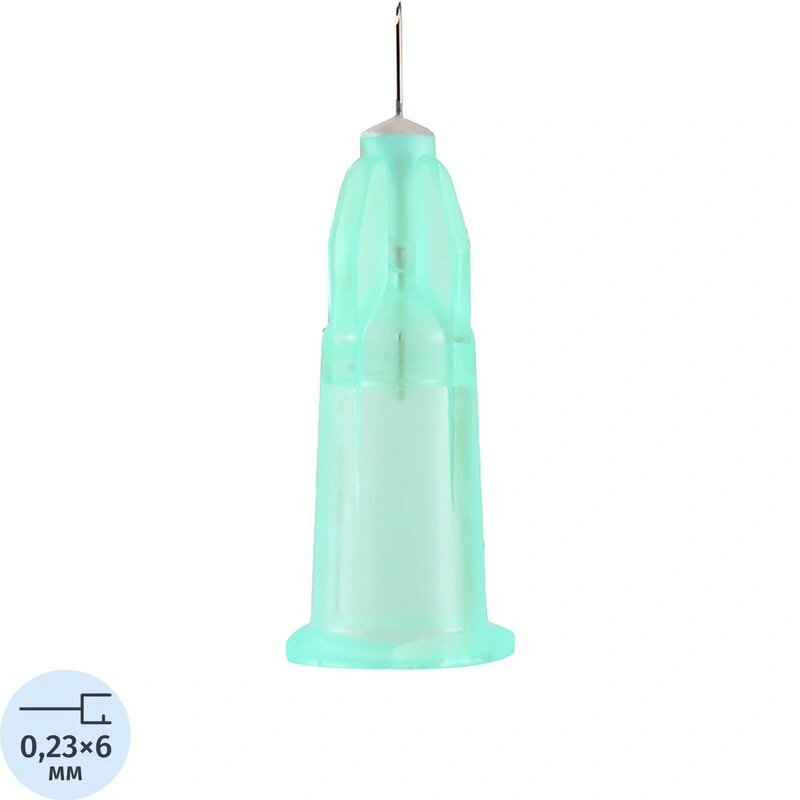 Игла для мезотерапии Mesoram Luer lock 32G 0.23 x 6 мм (100 штук в упаковке)