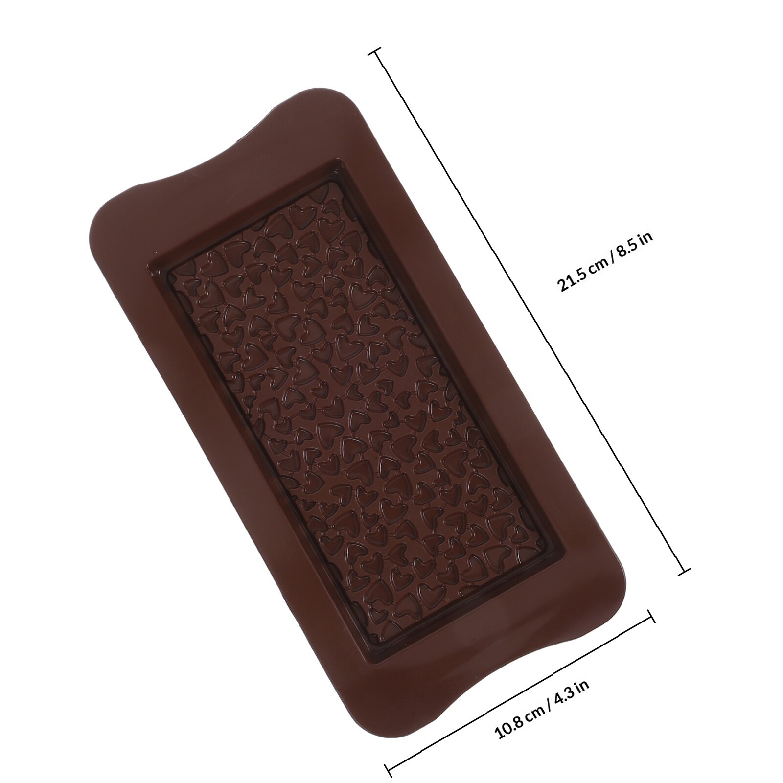Силиконовая Форма Для Шоколада В Forme Сердце 4 Штук Размер 21.50X10.80X0.40Cm