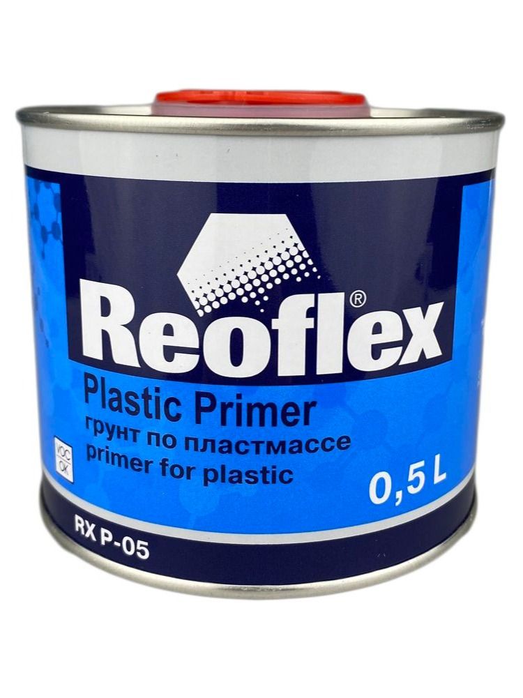 Грунт Reoflex 1К Plastic Primer по пластмассе, серый, 0,5л