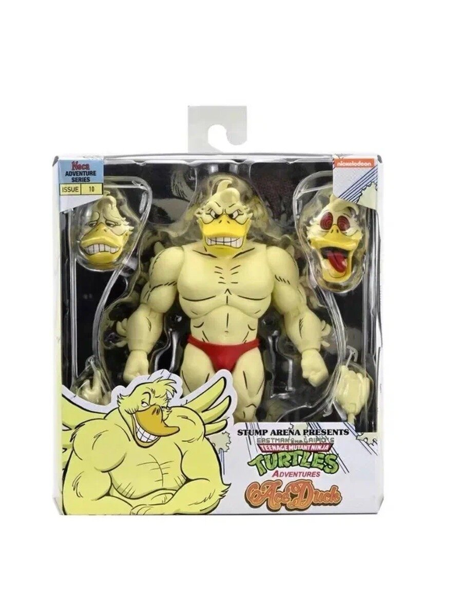 Фигурка #54486 Stump Wrestling Ace Duck 7.0 с 3 головами и сменными руками
