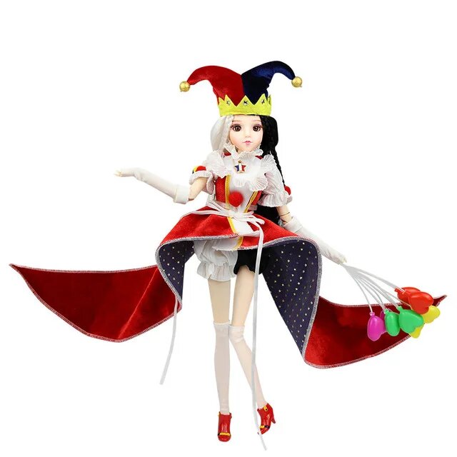 BJD кукла MMGirl Таро Fool, 30 см, красный