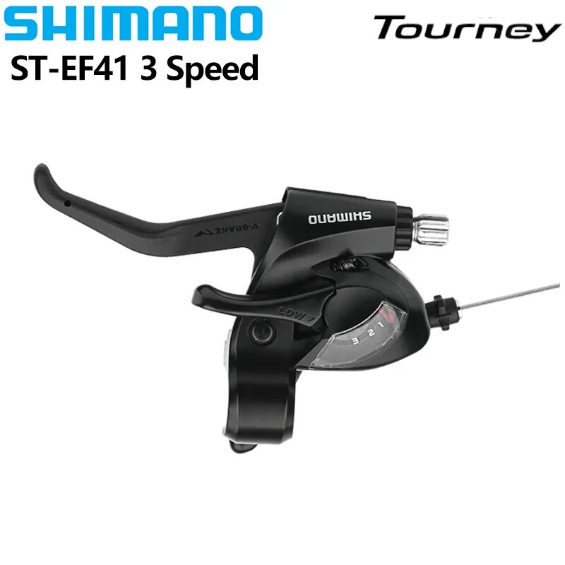 Рычаг переключения передач Shimano Tourney EF41 3x7 скоростей ST-EF41 Left 3S