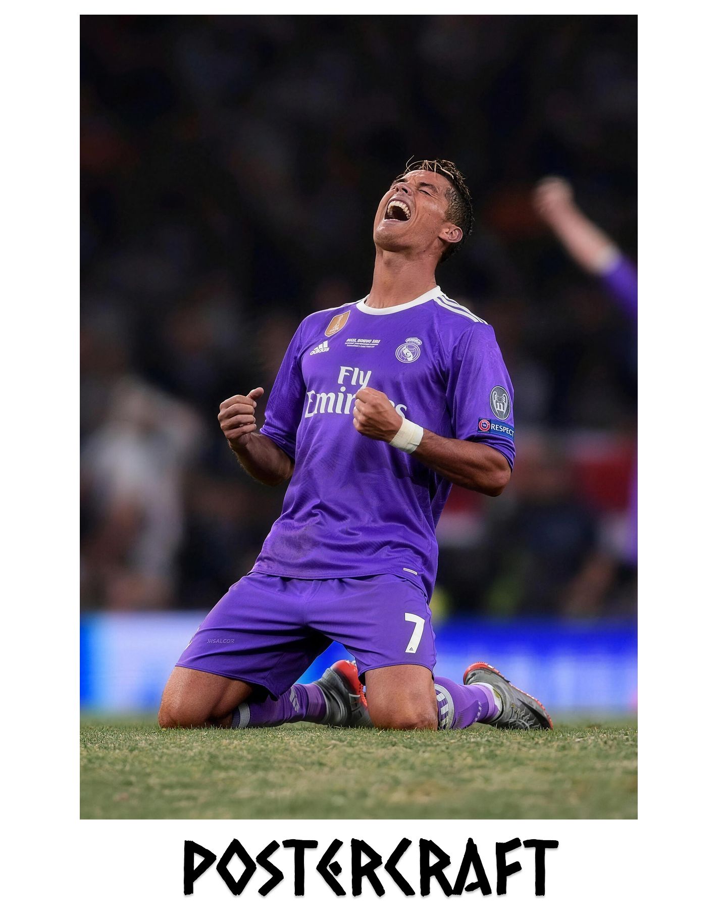 Постер Футбол "Криштиану Роналду" (Ronaldo), А3, глянцевый, 42х29.7см