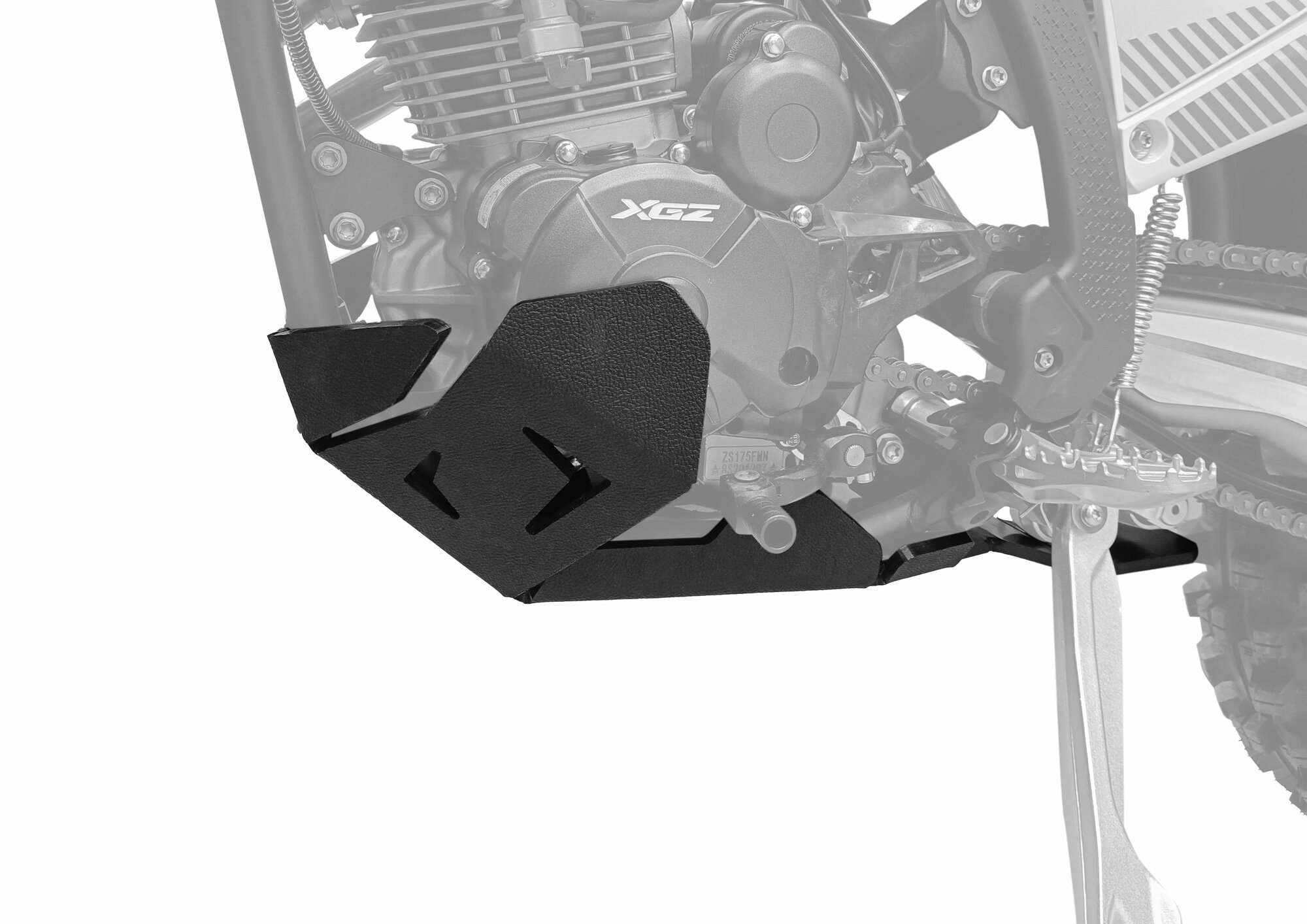 Защита двигателя пластик ПНД для мотоцикла XINGUIZUN H26 cb300rl 2024-2025/Ксингуизун