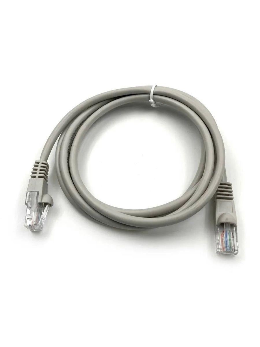 Патч корд Buro UTP-5E-1.5M-G UTP 4 пары cat5E CCA molded 1.5м серый RJ-45 (m)-RJ-45 (m)