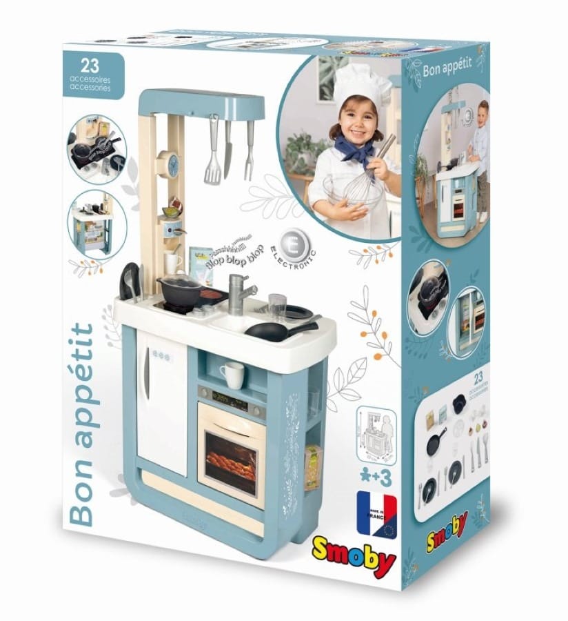 Сюжетно-ролевая игрушка Smoby Bon Appetit, кухня, 23 элемента